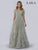 Lara Dresses - 29769 Embroidered Illusion Bateau Evening Gown In Green