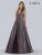 Lara Dresses - 29779 Deep V-neck A-line Dress With Strappy Back In Purple