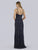Lara Dresses - 29807 Sleeveless Embellished V-neck Sheath Dress In Blue