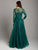 Lara Dresses - 29857 Long Embroidered Lace Overskirt Gown In Green