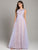 Lara Dresses - 29859 Lace and Tulle Bateau A-line Dress In Purple