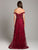 Lara Dresses - 29861 Beaded Lace Off-Shoulder A-line Dress In Red
