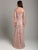 Lara Dresses - 29875 Lace High Neck A-line Dress In Pink