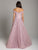 Lara Dresses - 29882 Beaded Lace Off-Shoulder Tulle Ballgown In Pink