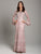 Lara Dresses - 29887 Embellished Lace Mermaid Gown with Bell Sleeves In Pink