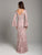 Lara Dresses - 29887 Embellished Lace Mermaid Gown with Bell Sleeves In Pink