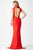 Plunging Neckline Prom Dress JVN22575