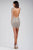 29300 Crystal Embellished Illusion Bateau Dress