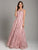 Lara Dresses - 29943 Floral Applique Lace A-line Dress In Pink