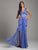 Lara Dresses - 29961 Chiffon and Lace V-neck A-line Gown in Purple