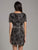 Lara Dresses - 29979 Bedazzled V-neck Sheath Cocktail Dress in Black