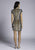 Lara Dresses - 29988 Sequined Cap Sleeves Fitted Dress In Black and Multi-Color
