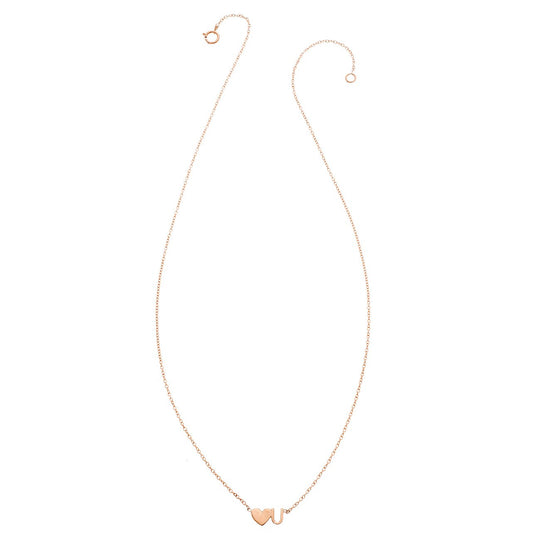 Heart U Necklace - Nameplate Group