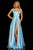 Sherri Hill - 52410 Sleeveless V Neck Silk Charmeuse A Line Dress