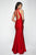 Blush by Alexia Designs - 11651 Multi-Keyhole Cutout Sleek Jersey Gown