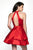 Blush by Alexia Designs - 11608 Halter Neck Satin A-line Dress