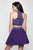 Blush - 11623 Embellished Two Piece Chiffon A-line Dress