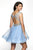 Blush - 11611N Bedazzled Sweetheart Tulle A-line Cocktail Dress