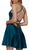 Nox Anabel - M658 Strappy Sweetheart A-Line Cocktail Dress