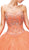 Dancing Queen - 9148 Metallic Embroidered Strapless Formal Ball Gown