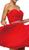 Dancing Queen - 9115 Surplice Sweetheart Bodice Chiffon Prom Dress