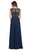 Embellished Illusion Bateau A-line Prom Dress