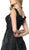 Nox Anabel - A172 Lace Sweetheart Romper With Overskirt In Black