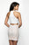 Blush Black - B115 Sequined Baroque Two-Piece Dress