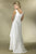 Alexia Designs - IB03 Pleated V-Neck A-Line Bridal Dress In White