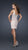 La Femme - Sexy Beaded V-Neck Sheath Dress 17494 In Neutral