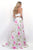 Blush - Floral Sweetheart A-Line Gown 11231 In White and Multi-Color