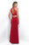 Two Piece Halter Top with Sarong Style Skirt Dress 11284