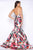 Mac Duggal - Floral Print Mermaid Prom Dress 79095M in Multi-Color and Floral