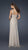La Femme - 17452 Jewel-Trimmed Halter A-Line Gown In Neutral