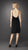 La Femme - Ruched V-Neck A-line Dress 12764 in Black