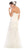 Strapless Sweetheart with Lace Applique Dress in White