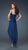 La Femme - Tantalizing Strapless Dress with Tiered Sashing 18048 In Blue