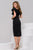 Ruffled Bateau Sheath Cocktail Dress 49679