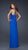 La Femme - Full Length Dress with Keyhole 17956 In Blue
