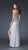 La Femme - Elegant Sequined Sweetheart Sheath Dress 15987 in Silver