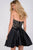 Ornate Embroidered Sweetheart A-Line Satin Cocktail Dress JVN45583