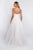 Blush - C1069 Lace Embellished Sweetheart Ballgown In White and Neutral