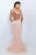 Regal High Illusion Cutout Mermaid Gown 11006