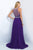 Blush - 11071 Stunning Crystal Embellished  Illusion Back Gown