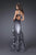 La Femme Ombre Zebra Print A-Line Evening Dress 16622 - 1 pc Black/White In Size 4 Available