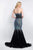 Blush - C1001 Embellished Sweetheart Mermaid Dress In Black