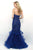 Blush - Sweetheart Tulle Mermaid Dress 11333 In Blue
