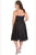 Sparkling Crystal Accented Sweetheart A-Line Cocktail Dress CE1602