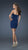 La Femme - 16989 Interwoven Ruched Sweetheart Sheath Cocktail Dress In Blue