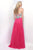 Blush - Sweetheart Chiffon A-Line Dress 11350 in Pink and Multi-Color